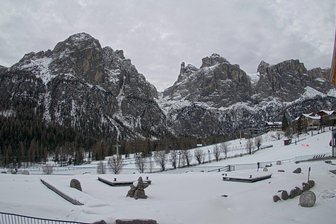 Webcam from Colfosco towards the Sella group