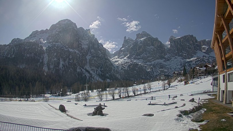 Webcam da Colfosco verso il Gruppo del Sella