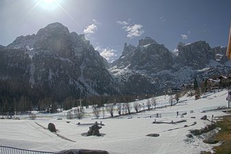 Webcam da Colfosco verso il Gruppo del Sella