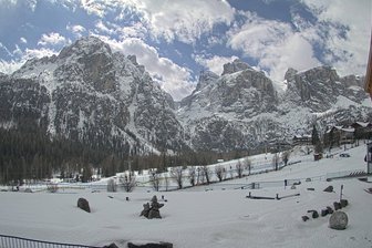 Webcam von Colfosco auf die Sellagruppe