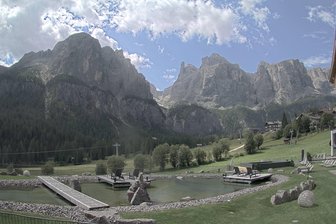 Webcam da Colfosco verso il Gruppo del Sella