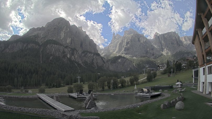 Webcam da Colfosco verso il Gruppo del Sella
