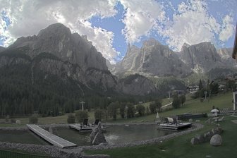 Webcam da Colfosco verso il Gruppo del Sella