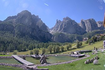Webcam from Colfosco towards the Sella group