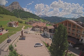 Webcam da Colfosco verso il Sassongher