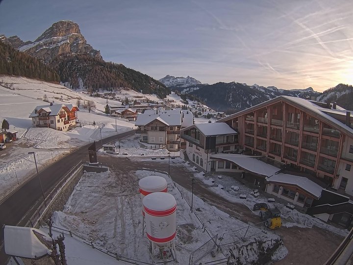 Webcam da Colfosco verso il Sassongher