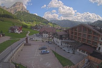 Webcam da Colfosco verso il Sassongher