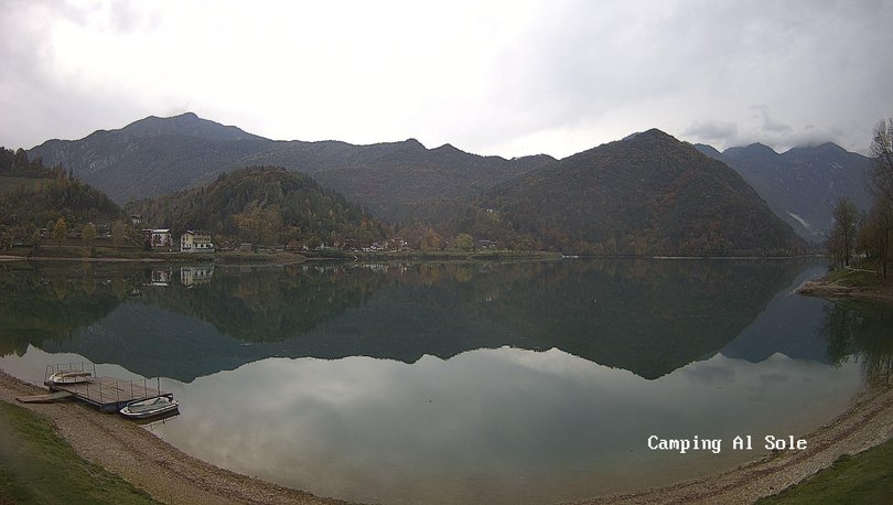 Webcam sul lago di Ledro dal Camping al Sole