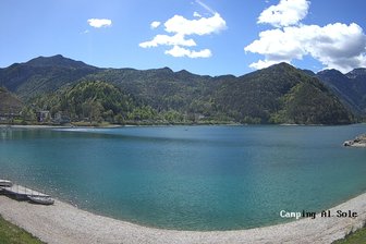 Webcam sul lago di Ledro dal Camping al Sole