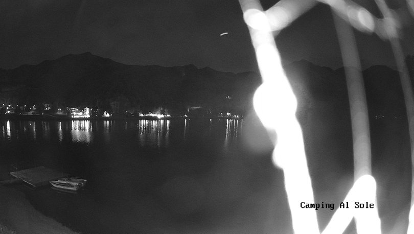 Webcam on Lake Ledro from Camping al Sole