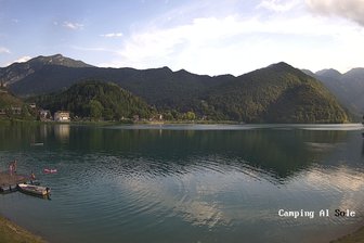 Webcam auf den Ledrosee vom Camping al Sole aus