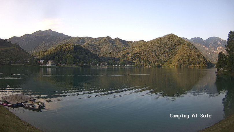 Webcam auf den Ledrosee vom Camping al Sole aus