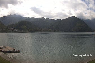 Webcam on Lake Ledro from Camping al Sole