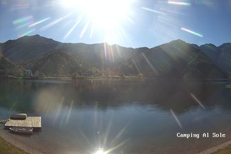 Webcam on Lake Ledro from Camping al Sole