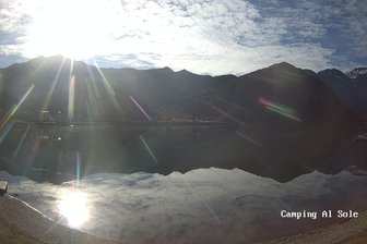 Webcam sul lago di Ledro dal Camping al Sole