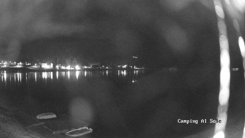 Webcam sul lago di Ledro dal Camping al Sole