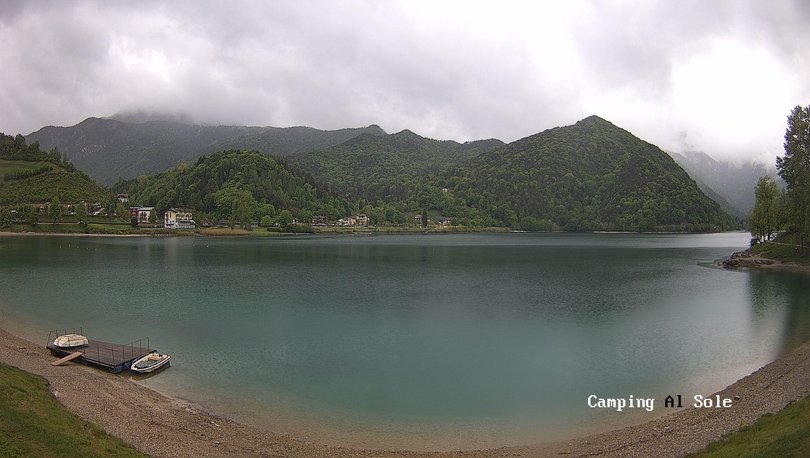 Webcam auf den Ledrosee vom Camping al Sole aus