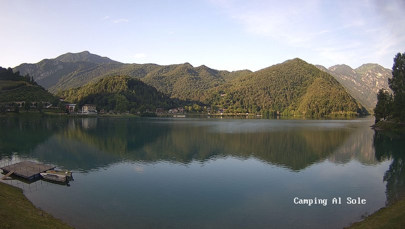Webcam auf den Ledrosee vom Camping al Sole aus
