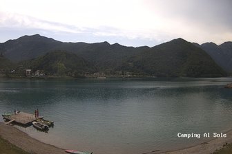 Webcam sul lago di Ledro dal Camping al Sole