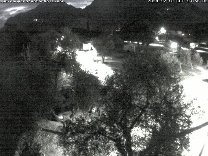 Webcam del CamperStopTorbole verso il Monte Brione