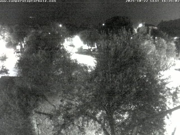 Webcam des CamperStopTorbole in Richtung Monte Brione
