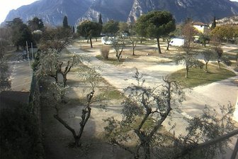 Webcam del CamperStopTorbole verso il Monte Brione