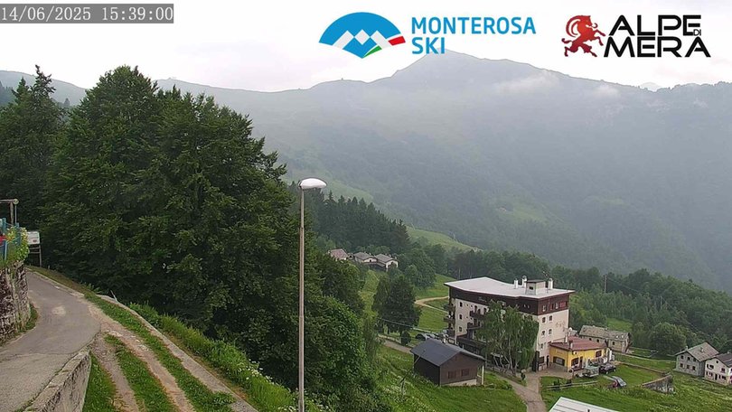 Webcam sull’Alpe di Mera e sul Rifugio Camparient