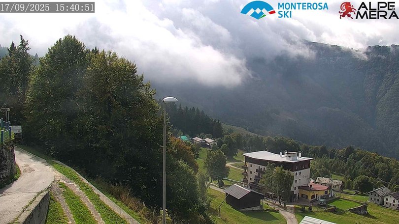 Webcam sull’Alpe di Mera e sul Rifugio Camparient