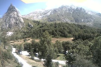 Webcam von der Berghütte Campo Base in Richtung Rocca Provenzale