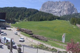Webcam da Plan de Gralba verso il Sassolungo