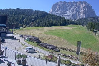 Webcam da Plan de Gralba verso il Sassolungo