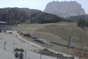 Webcam from Plan de Gralba towards the Sassolungo