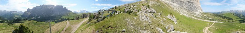 Webcam dal Gran Paradiso sul Gruppo del Sella