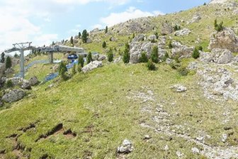 Webcam from the Gran Paradiso overlooking the Sella Massif