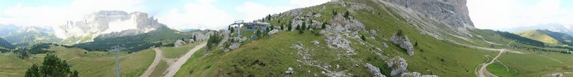 Webcam vom Gran Paradiso auf das Sellamassiv