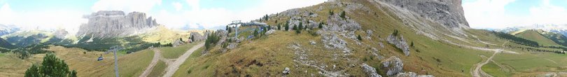 Webcam dal Gran Paradiso sul Gruppo del Sella