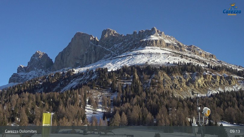 Webcam verso il Latemar e il Catinaccio