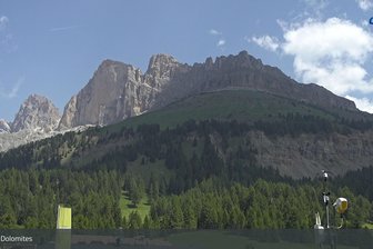 Webcam verso il Latemar e il Catinaccio