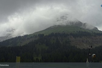 Webcam in Richtung Latemar und Rosengartengruppe