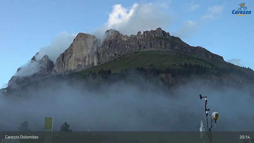 Webcam verso il Latemar e il Catinaccio