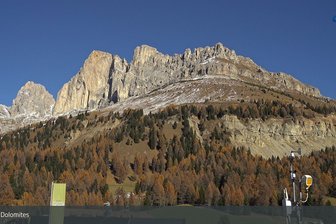 Webcam in Richtung Latemar und Rosengartengruppe