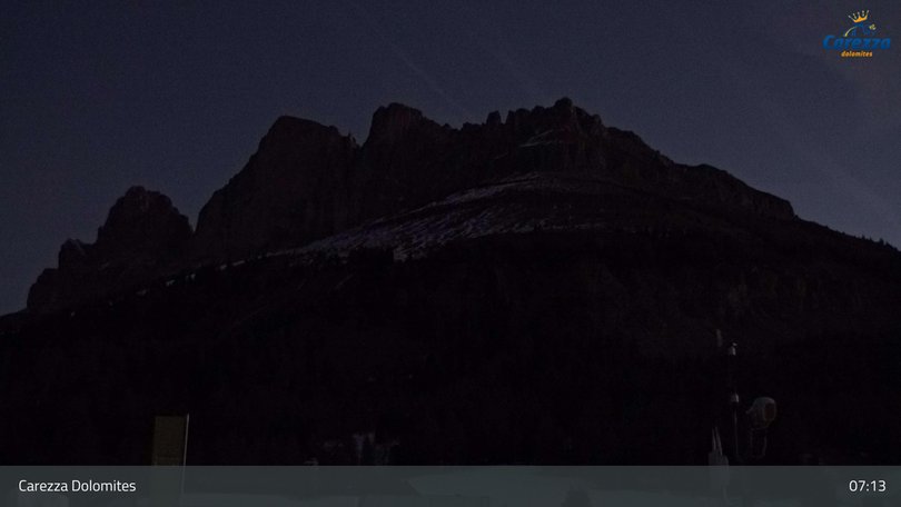 Webcam verso il Latemar e il Catinaccio