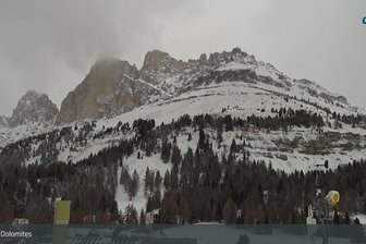 Webcam in Richtung Latemar und Rosengartengruppe