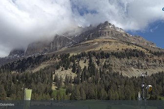 Webcam towards the Latemar and the Rosengarten mountain groups
