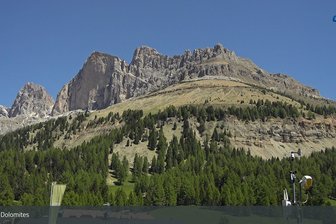 Webcam in Richtung Latemar und Rosengartengruppe