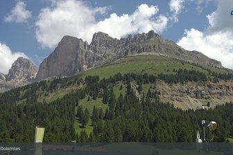 Webcam verso il Latemar e il Catinaccio