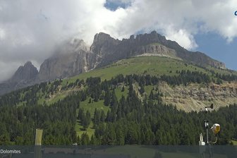 Webcam verso il Latemar e il Catinaccio