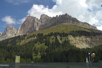 Webcam in Richtung Latemar und Rosengartengruppe