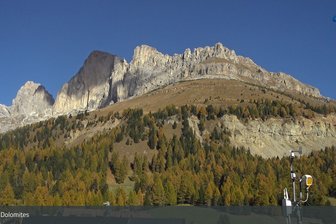 Webcam towards the Latemar and the Rosengarten mountain groups