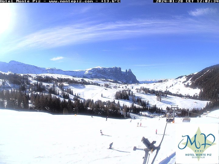 Webcam dall’Alpe di Siusi verso lo Sciliar